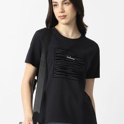 Van Heusen Woman Graphic Printed Round Neck Pure Cotton T-shirt-picture-31