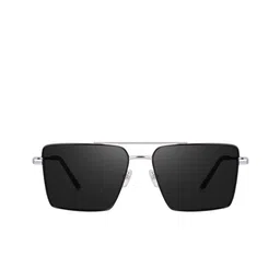 SPADEACES Unisex Rectangle Sunglasses HQ SILVER BLACK SQUARE -19_16_11-picture-25