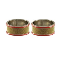Vidhya Kangan Gold-Toned Stainless Steel Bangles-image-42