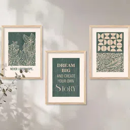 Motivational Wall Art With Frame Home Decor Wall Painting For Living Room Office Bedroom-image-52