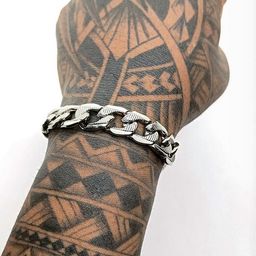 Dynamic Retail Global Men Silver-Plated Link Bracelet-image-87