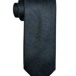 The Tie Hub Men Woven Design Broad Tie-picture-50