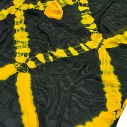 VL SAREES Bandhani Mukaish Pure Silk Leheriya Saree image 2