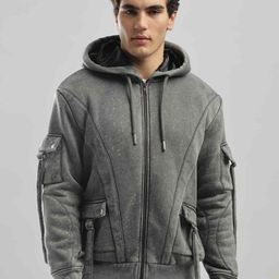 Overlays Men Brand Logo Quilted Jacket-image-47