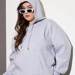 SASSAFRAS Curve Women Hooded Neck Pullover Sweatshirt-image-11