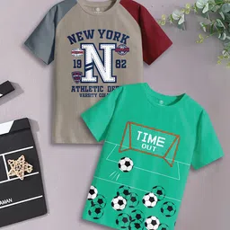 CODEZ Boys 2 Pure Cotton T-shirt-image-85