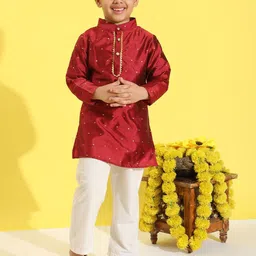 Cutiekins Boys Regular Kurta with Pyjamas-31
