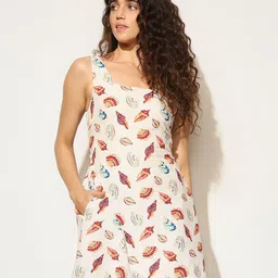 ONLY Print Linen Fit & Flare Mini Dress-picture-47