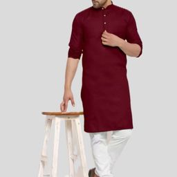 ANUJ FASHION Men Blended Straight Fit Kurta-picture-40