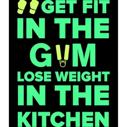 Inephos Black & Green Quote Printed Wall Poster-20