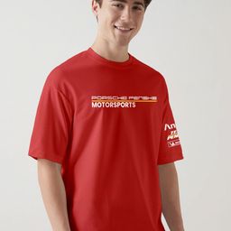 Crazymonk Men Typography Printed Round Neck Cotton Oversized T-shirt-image-93