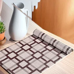 REVEXO Brown & Grey Printed Water-Resistant Shelf Liner-image-51