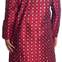 House of Aqss Men Floral Printed Regular Kurta with Pyjamas image 3