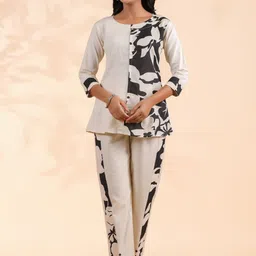 KALINI Printed Top With Trousers Co-Ords-image-22