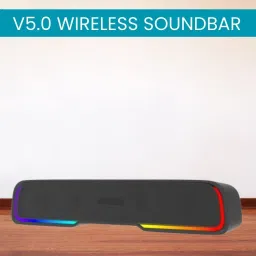 SACRO Audio Bar (PORTABLE HOME THEATER SOUNDBAR) Dynamic Thunder Sound & RGB LightS379 25 W Bluetooth Soundbar-image-49