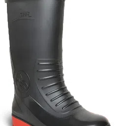 PVC 12-inch Industrial Gumboots, Non-Metallic Toe, Oil, Water and Acid Resistant Boots For Men-picture-12