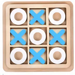 Tic Tac Toe XOXO Blue & White Mini Board Game Educational Board Games-image-24