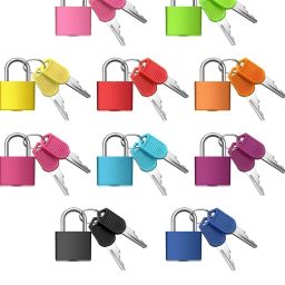 10Pcs of Suitcase Locks / 10 Mini Padlocks with 20 Keys Padlock-image-2