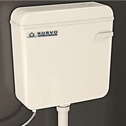 CS-106 IVORY Side Handle Flush Tank-34