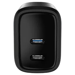 urbn UWA350BK 35W Type C 2-Port Fast Charger (Adapter Only, GaN Technology, Black) image 2