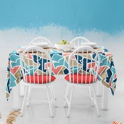 ArtzFolio Multicoloured Anti-Slip 4-Seater Table Cover image 2