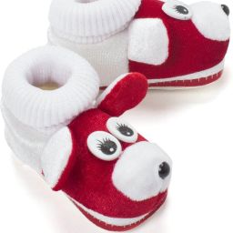 Rati International LMN CHILD CARE Baby Fancy Booties (White – Red) Shoe Lace-image-17