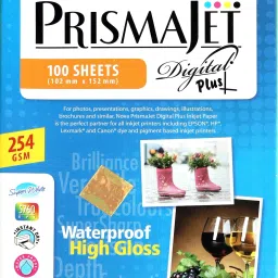 Prismajet 4X6 Inches Digital Plus Glossy 100 Sheet Inkjet Paper Unruled 4R (4X6 Inches) 254 gsm Photo Paper-28