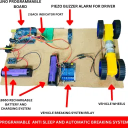mechanic37 Anti Sleep Alarm For Driver Eye Blink Sensor ( Programmable Major Project ) Educational Electronic Hobby Kit image 2
