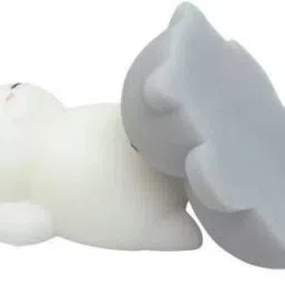 ANAB GI Kawaii Slow Rising Squishy Squeeze Mini Cat Toy -Set of 2 Pcs- 6 cm-10
