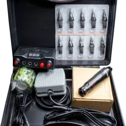 Basic Katana Pen Machine Kit - M62 Permanent Tattoo Kit-image-12