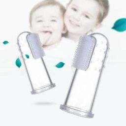 ilicone finger baby toothbrush,toddler training tooth brushes with Hygiene case- silicon-19