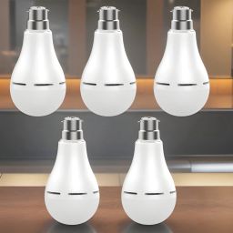Emergency bulb 12W LED & 2000mAh battery 4hrs inverter light pack of 5 bulbY3353 4 hrs Bulb Emergency Light-image-68