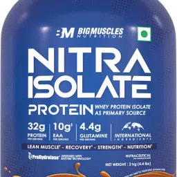 Nitra Isolate | 32g Protein | 10g EAA | Whey Protein with ProHydrolase Enzyme | Whey Protein-14