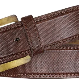 Men Evening, Party, Formal, Casual Brown Artificial Leather Belt-image-79