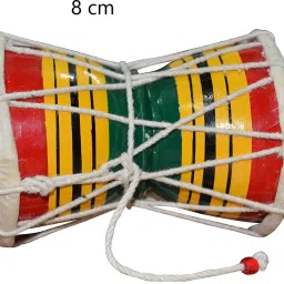 nagaana Lord Shiva Damru Musical Instrument with Puja Kalawa for Kids Decor Damaru-image-52