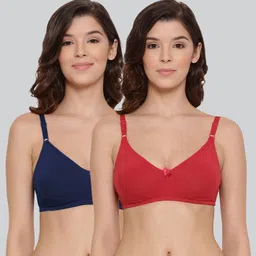 lyra Pack of 2 Women Full Coverage Non Padded Bra-picture-46