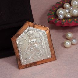 Manjoba Dev (Maharashtrian Dev Tak) 3gm Pure Silver Decorative Showpiece - 6.98 cm-image-89