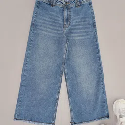 Pantaloons Junior Girls Mid-Rise Light Fade Jeans-picture-17