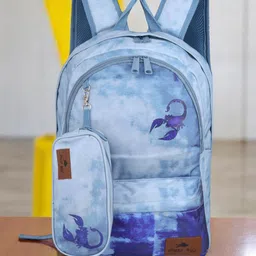 ECHOBOOMERS Unisex Textured Water-Resistant Backpack-3