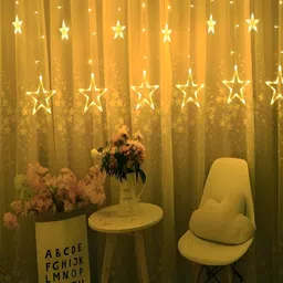 KAVYARA White Star Bulb Shape String Lights image 2