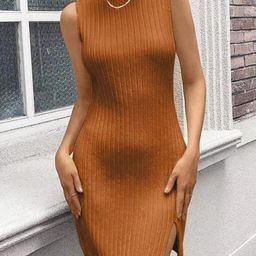 KPOP Women Striped Bodycon Dress-image-85