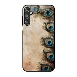 QRIOH Feather Printed Samsung Galaxy M15 5G Silicone Back Case-image-66