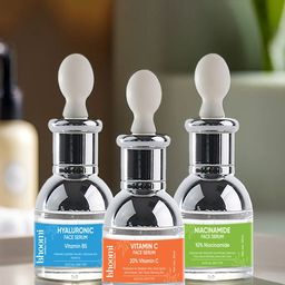 BHOOMI HERBAL INDIA Set Of 3 Vitamin C, Hyaluronic Acid & Niacinamide Serum 30 ml Each-image-45