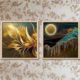 walllane Modern Wall Art With Frame Home Decor Wall Painting For Living Room Office Bedroom-picture-10