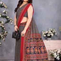 vj fashion Printed Pure Georgette Saree-picture-30