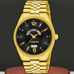 CASADO Men Bracelet Style Analogue Watch CD-640-BLACK-GOLD-DD-image-91