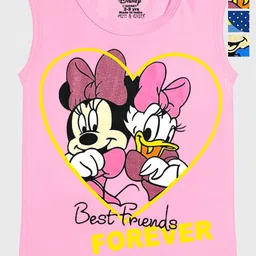 Disney By Miss and Chief Girls 3 Minnie Mouse Printed Applique T-shirt-35