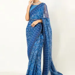 BAESD Ethnic Motifs Printed Saree-16
