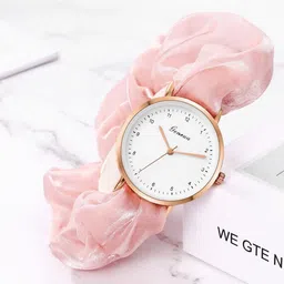 Krelin Women pink Printed Dial & Bracelet Style Straps Analogue Automatic Watch Watch--image-105