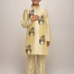 DEVOILER Boys Ethnic Motifs Printed Kurta-57